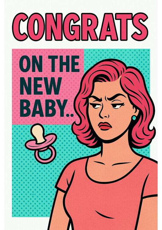 Side Eye Series brand hero image for sarcastic greeting cards